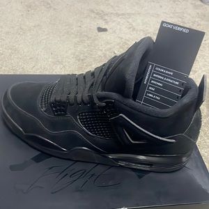 Jordan black cats size 12